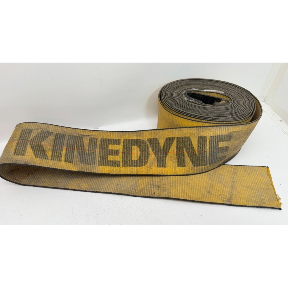 Kinedyne 4" Winch Strap Flat Hook Heavy Duty Cargo Tie Down 5400 lbs WLL Yellow - Picture 4 of 13